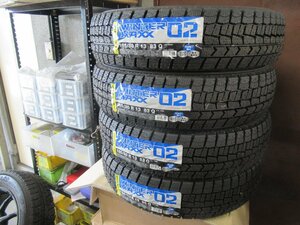 [165/80R13]4本・スタッドレス　165/80R13　ダンロップ・ウインターマックス02　新品　【2023年製】管理番号6626