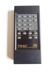 ★☆即決★23K06 20 除菌・簡易清掃済　TEAC DIGITAL AUDIO COMPACT DISC リモコン RC-455 赤外線発光確認済☆★