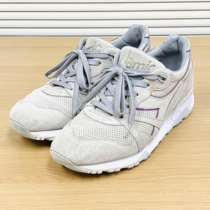 【希少】ALL GONE lamjc × diadora 限定 スニーカー GREY PURPLE US9.5(27.5cm) / オールゴーン ディアドラ CLUB75