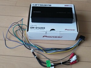 カロッツェリア　 パワーアンプ　 GM-D1400Ⅱ　 carrozzeria　 パイオニア　 4チャンネルアンプ　 4chパワーアンプ　 100W　中古品