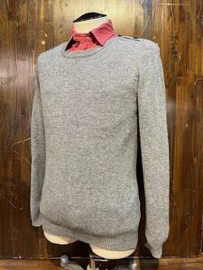 L058 メンズ ニット BEAUTY&YOUTH UNITED ARROWS ユナイテッドアローズ グレー 灰 セーター セレクトショップ 小さいサイズ / S (6)