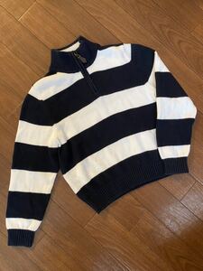 Brooks Brothers ハーフジップニット サイズXS 110cm 子供服 Kids ブルックスブラザーズ Pima Cotton ピマコットン