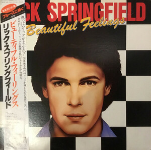 LP Rick Springfield Beautiful Feelings 25PP154 MERCURY /00260