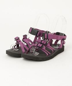 「Teva」 フラットサンダル 24cm ブラック レディース