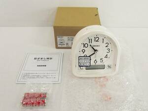 SEIKO（セイコー）　目覚まし時計（温湿度表示付）KR522W