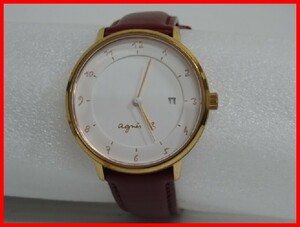 SEIKO　agnes b　アニエスベー　VJ12-KY40　10気圧防水　　中古　⑮　2410★M-1776