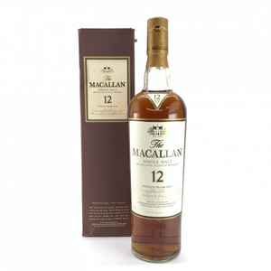 The Macallan マッカラン 12年 700ml 40% ハイランド シングルモルト スコッチ ウイスキー 旧ボトル 管理YI39957