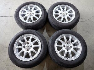 YS8634【送料無料175/65R14】フィット ヴィッツ キューブなどへ 2022年製 中古夏タイヤセット ■14×5.5J 100/4H ET40■