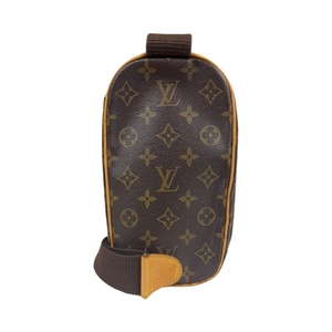 ルイヴィトン ポシェット ガンジュ モノグラム ボディバッグ モノグラムキャンバス M51870 ブラウン メンズ LOUIS VUITTON 中古