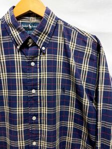 90s Ralph Lauren BLAKE ノバチェック BDシャツ ラルフローレン シャツ Polo ポロ オールド ビンテージ