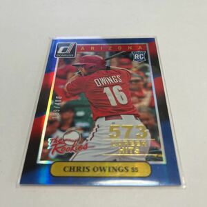 ★【CHRIS OWINGS】　2014PANINI DONRUSS RCルーキー400枚限定★即決