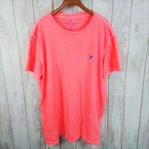 AMERICAN EAGLE アメリカンイーグル　メンズ半袖Tシャツ　サイズ XL フルオレセントオレンジ