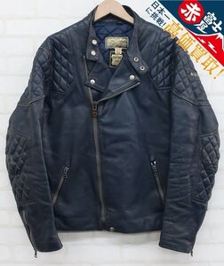 3J5536/Lewis Leathers 80s スーパーモンザ 黒タグ ルイスレザー ジャケット ライダース ビンテージ