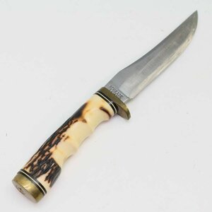 SCHRADE シュレード 70年代 アンクルヘンリー 153UH ハンティングナイフ Golden Spike アウトドア キャンプ サバイバル◆962f06