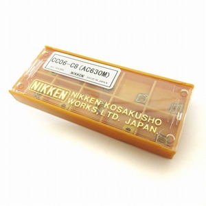 未使用品 日研 NIKKEN 旋削チップ インサートチップ CC06-C8(AC630M) CCMT060208N-SK 部品 工具 その他