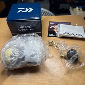 新品未使用 ダイワ DAIWA 23 BG SW 4000D-CXH 新品PE2号300m巻いてあります