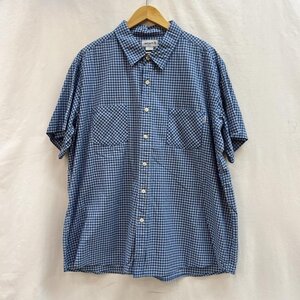 カーハート 3XL ビッグサイズ チェック柄シャツ シャツ、ブラウス シャツ、ブラウス - 青 / ブルー