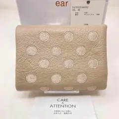 先着1点✨ear PAPILLONNER イアパピヨネ 財布 ドット ベージュ