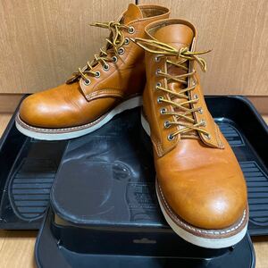 REDWING レッドウイング　9871 8D 26cm プレーントゥ　ゴールドラセット　アイリッシュセッター復刻　綺麗め