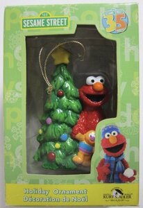 2004 セサミストリート エルモ オーナメント Sesame Street ジムヘンソン マペット ビンテージ クッキーモンスター クリスマス