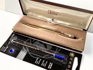 【超美品】CROSS クロス クラシックセンチュリー 10金張 ボールペン 純正リフィル付 金高謄中