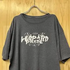 USA古着Tシャツ　3XLサイズ程度　LEOPARD PRIDE ビッグサイズ