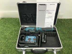 【中古品】★makita(マキタ) 7.2v充電式ペンインパクトドライバ 青(1.5Ahバッテリx2/充電器/ケース) TD022DSHX　ITQOE0ENHRSS