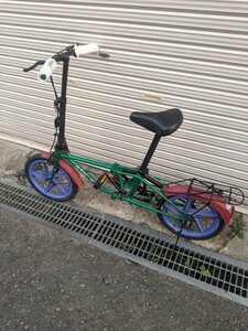 DAHON KIRA ダホン 折りたたみ自転車 オールドダホン 16インチ 赤×緑 折り畳み 自転車