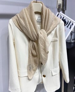 ロロピアーナ LORO PIANA マフラー クリスマスプレゼント レディース 大判 100％カシミヤ ストール カジュアル 三角ショール スカーフ