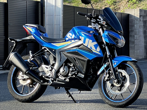 ★新春即決セール★ GSX-S125 ABS DL32B ★動画★ DAYTONA製USB電源、社外スクリーン装備 4960 検索）GSX-R125