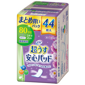 まとめ得 リフレ 超うす安心パッド まとめ買いパック 80cc 44枚入 x [4個] /k