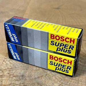 ヨ: 新品保管品 BOSCH/ボッシュ スパークプラグ 2本セット BOSCH SUPER Plus plus YTTRIUM HR7DC+ +5 品番:0242235661