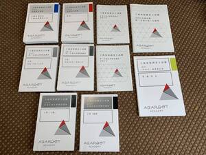 【一部裁断あり】アガルート　2022　土地家屋調査士試験 / 入門総合カリキュラム　テキストなど ☆彡