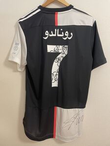 【adidas】JUVENTUS Home Authentic Riyadh Edition Signed by Ronaldoユベントス ユヴェントス ユニフォーム ロナウド ①