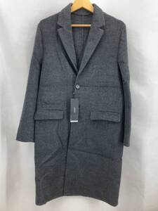 ★ タグ付き 美品 JOSEPH ジョセフ DOUBLE FACE CASHMERE CHESTER FIELD COAT サイズ44 グレー系 冬