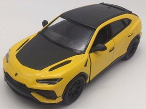 1台売り　黄色 1/40 ランボルギーニ ウルス ペルフォマンテ 2022年 ミニカー SUV オフロード イタ車 新品