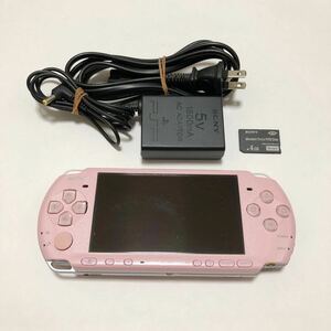 PSP 3000 本体 ブロッサムピンク 動作品