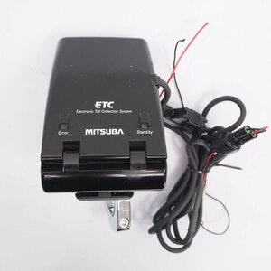 バイク用ETCミツバサンコーワ MITSUBA MSC-BE21 電源確認済み アンテナ一体型 二輪22.2㎜クランプ付き