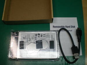 2.5inch HDD 500GB USB3.0 新品ケース入り①