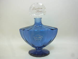 ★空瓶 GUERLAIN PARIS SHALIMAR EAU DE TOILETTE ゲラン シャリマー オードトワレ 125ml ブルー フランス製 香水 フレグランス 現状 60