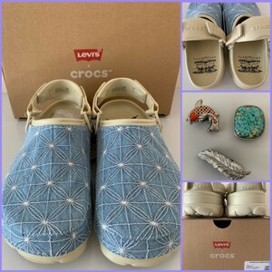 LEVI’S x CROCS All Terrain Clog ライトインディゴ SASHIKO