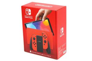 未使用品｜任天堂 Nintendo Switch 有機ELモデル HEG-S-RAAAA マリオレッド πA6356-2G3