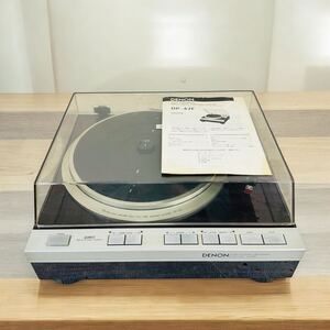 DENON　デノン　DP-47F　レコードプレーヤー　DL-80MC　説明書