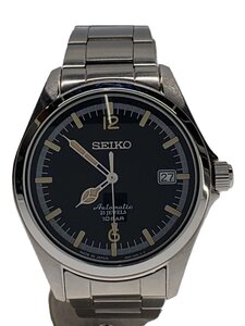 SEIKO◆自動巻腕時計/アナログ/BLK/SZSB006