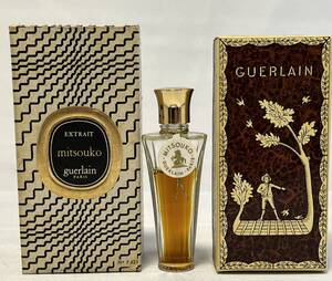 【GUERLAIN PARIS】mitsouko EXTRAIT 1976年製　ヴィンテージ香水　 使用品　中古品　ジャンク品　内容量不明