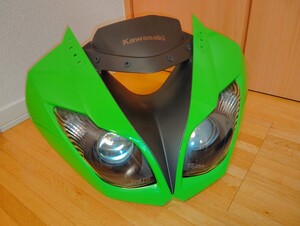 カワサキ ZX6R R型 2009〜 ヘッドライト アッパーカウル セット フェイス