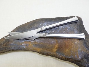 ★フルステンレス ペア ステーキナイフ ① TRIO テーブルナイフ★ G386 Full stainless steel pair of steak knives TRIO table knife