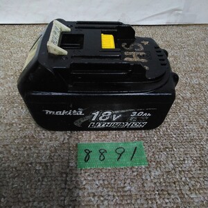 8891レタパ マキタ純正品 18v リチウムイオンバッテリ BL1830 makita Li-ion バッテリー 電動工具 ツール