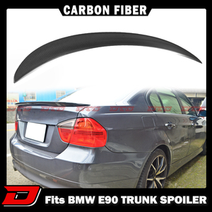 【即納品】カーボントランクスポイラー 2005-2011 BMW 3シリーズ E90 セダン ウイング リアスポイラー P