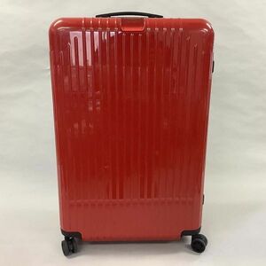 [S2444] RIMOWA リモワ スーツケース レッド 4輪 ポリカーボネート製